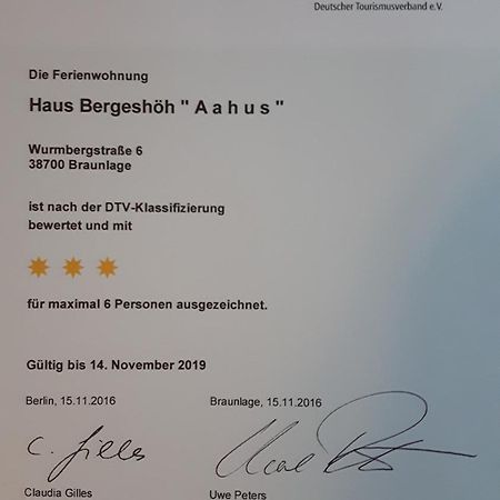 Haus Bergeshoeh Braunlage Extérieur photo